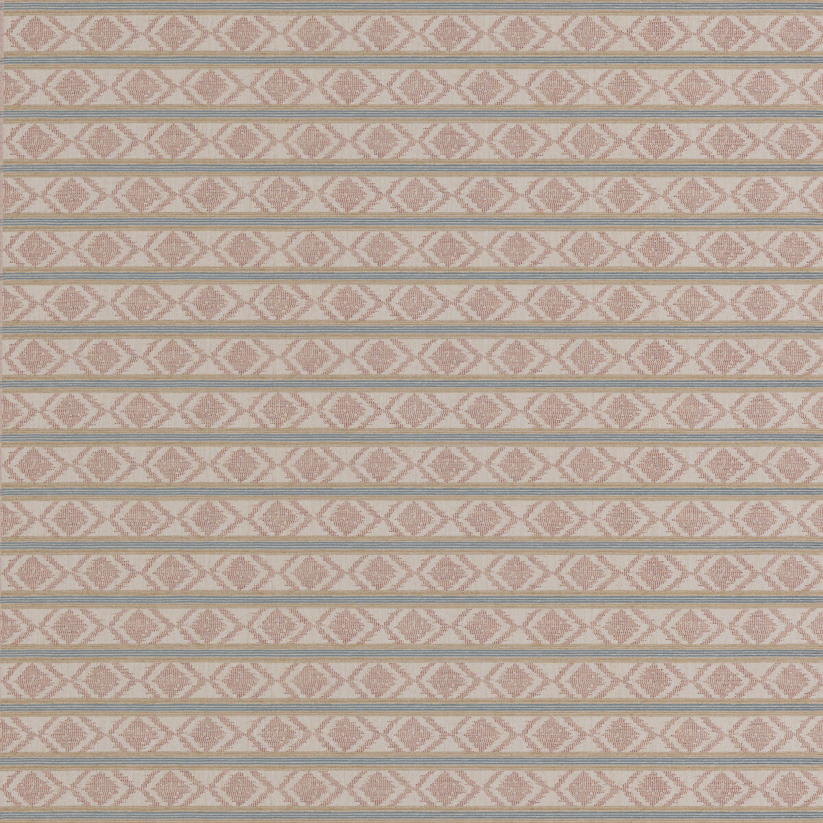 bf1103430-burford-stripe-coralaqua-g-p-j-baker - G P & J BAKER Fabric