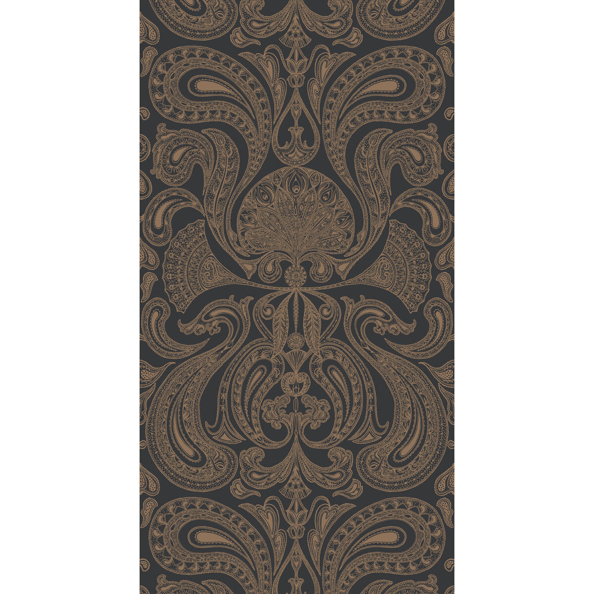 957044cs0-malabar-bronzeblack-cole-son - COLE & SON Wallpaper