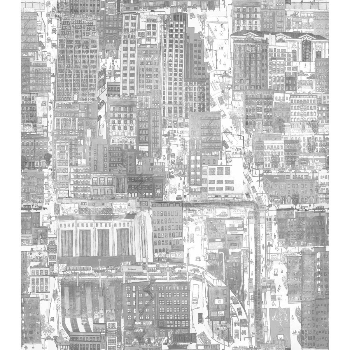 w3583110-urban-planning-tinpan-kravet-couture - KRAVET COUTURE Wallpaper