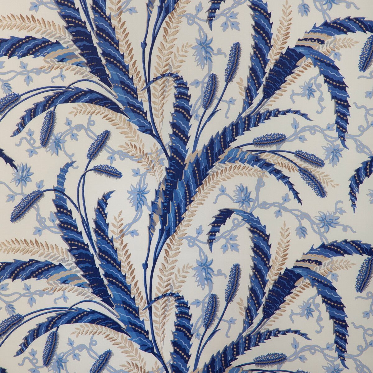 802310150-vernay-print-blue-brunschwig-fils - BRUNSCHWIG & FILS Fabric