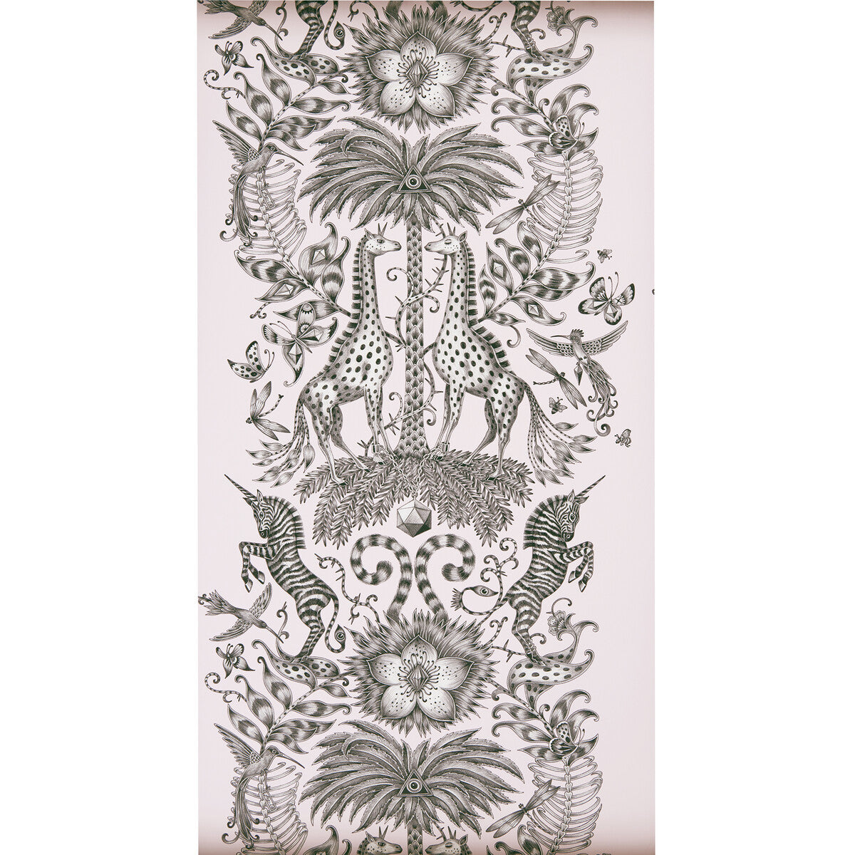 w010207cac0-kruger-pink-clarke-and-clarke - CLARKE AND CLARKE Wallpaper