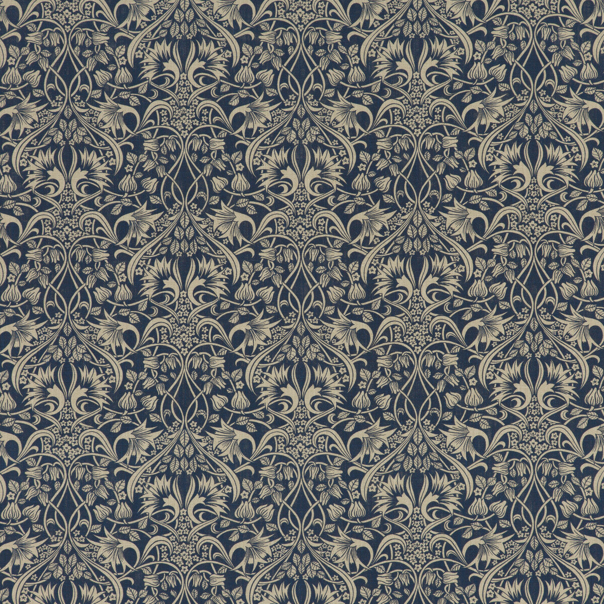 bp1062010-fritillerie-indigo-g-p-j-baker - G P & J BAKER Fabric