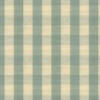 br-89149m200-carsten-check-pale-blue-and-cream-brunschwig-fils - BRUNSCHWIG & FILS Fabric