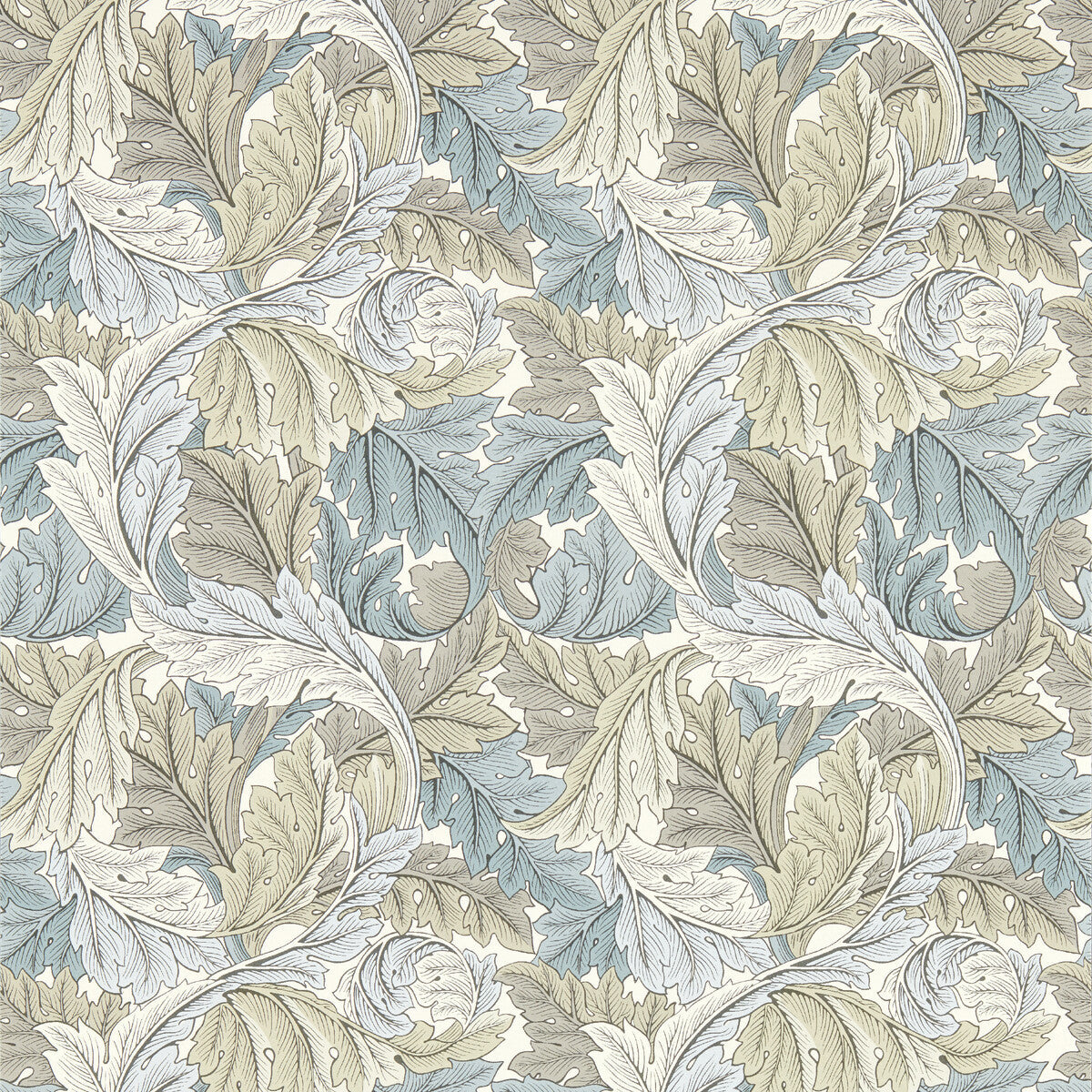 w017503cac0-acanthus-wp-dove-clarke-and-clarke - CLARKE AND CLARKE Wallpaper