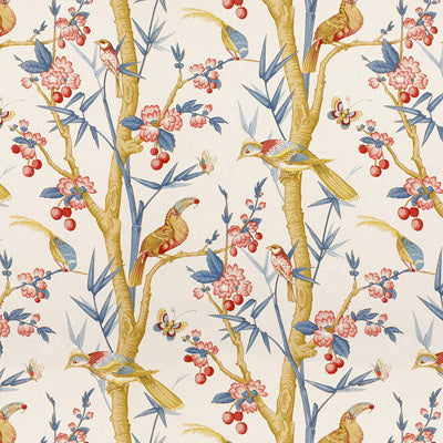 br-716222480-toucans-berryslate-brunschwig-fils - BRUNSCHWIG & FILS Fabric