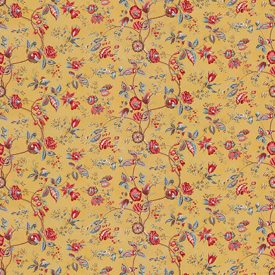 br-713093710-bougainville-cotton-print-safran-brunschwig-fils - BRUNSCHWIG & FILS Fabric
