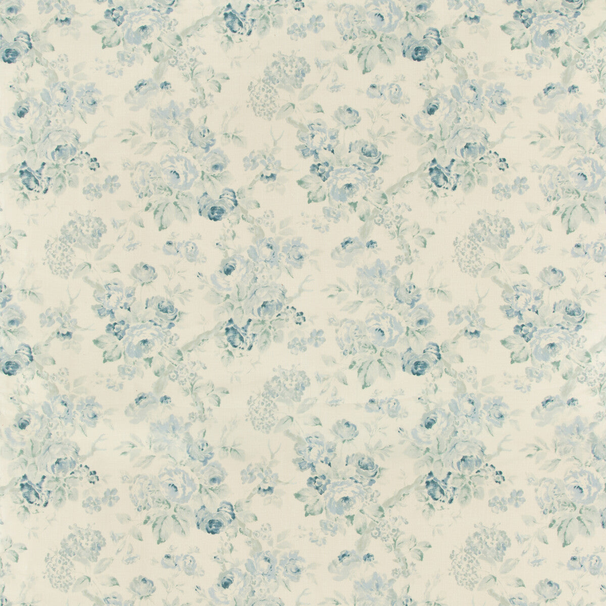 20071571530-garden-roses-aquablue-lee-jofa - LEE JOFA Fabric