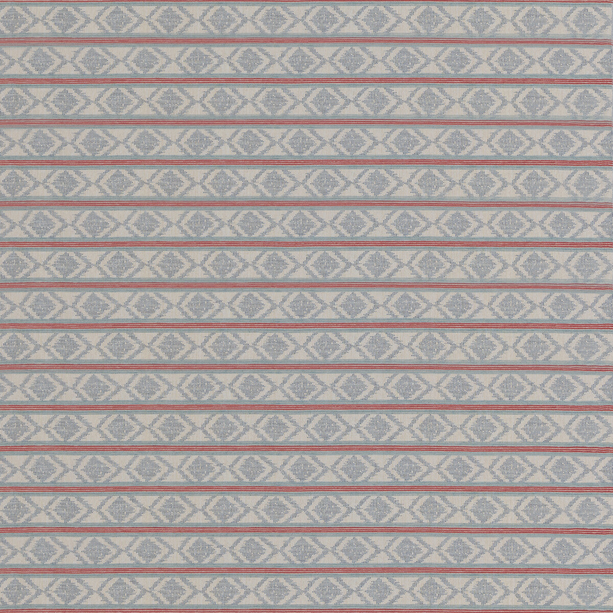 bf1103410-burford-stripe-redblue-g-p-j-baker - G P & J BAKER Fabric