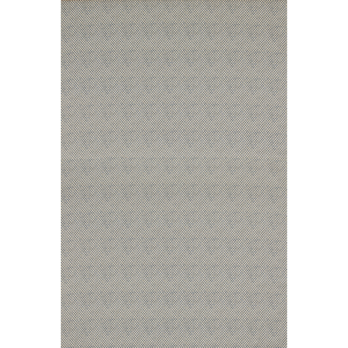 fd2016h1010-basketweave-blue-mulberry - MULBERRY Fabric