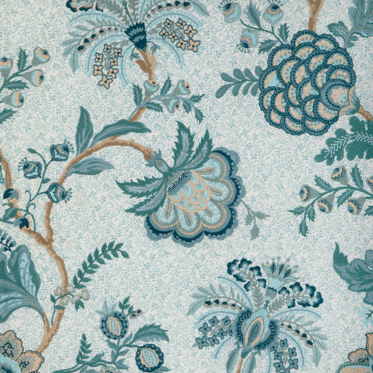 80231185350-anduze-emb-tealsky-brunschwig-fils - BRUNSCHWIG & FILS Fabric