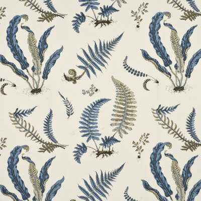 bp1038120-ferns-indigowhite-g-p-j-baker - G P & J BAKER Fabric