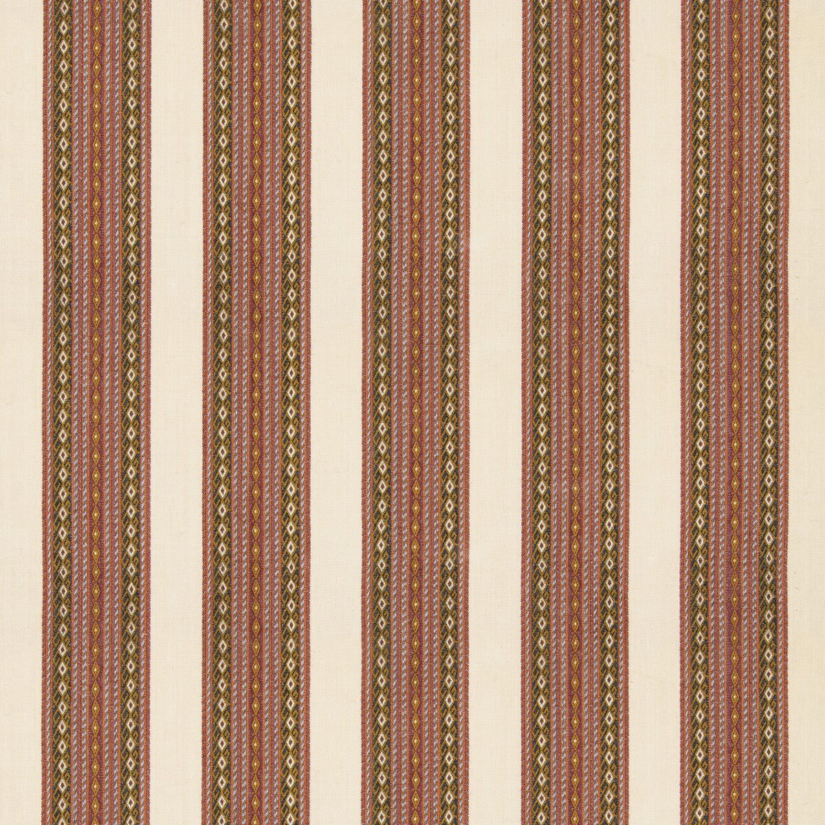 bf1105910-worlds-apart-fuchsiaochre-g-p-j-baker - G P & J BAKER Fabric