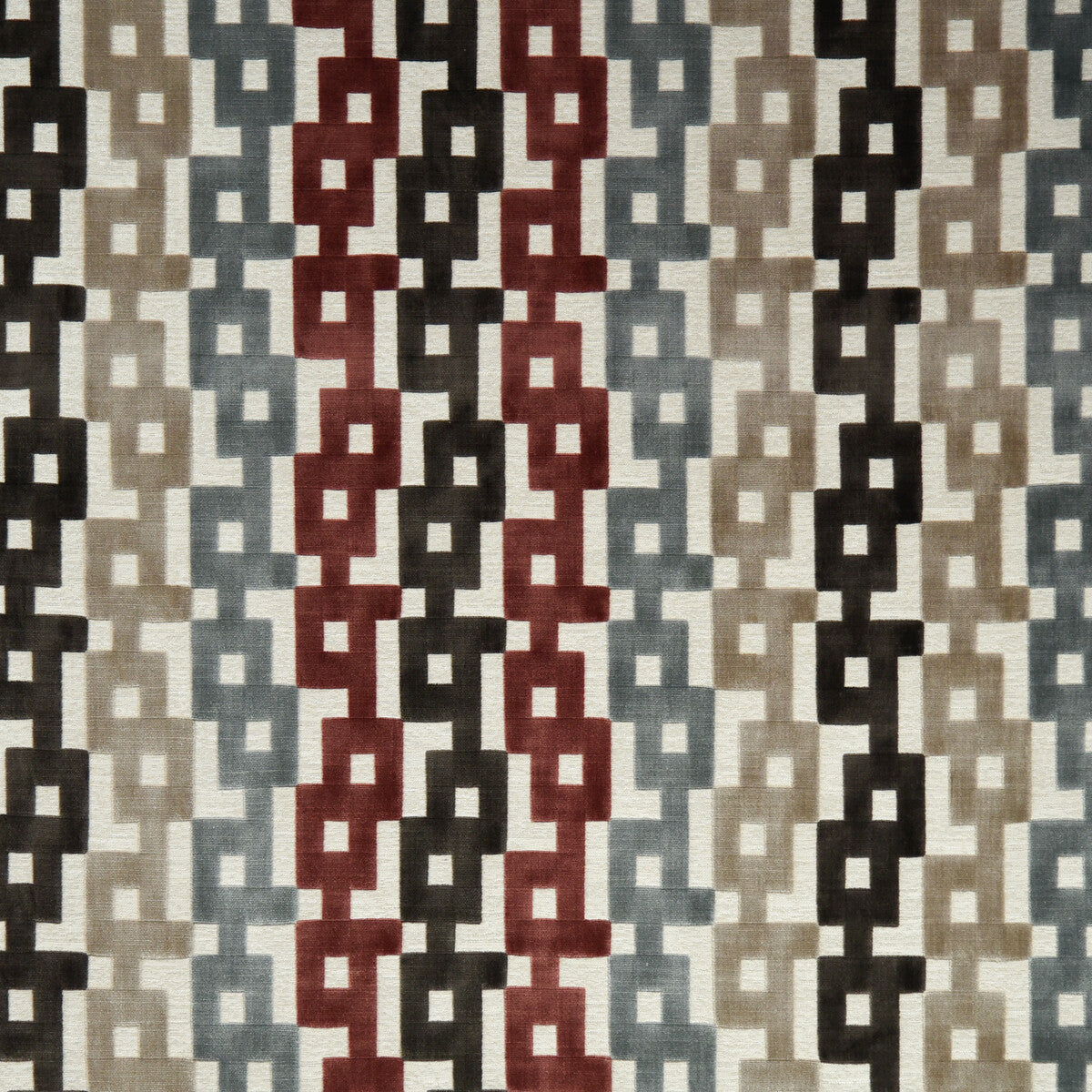 358569210-chain-velvet-paprikagrey-kravet-couture - KRAVET COUTURE Fabric