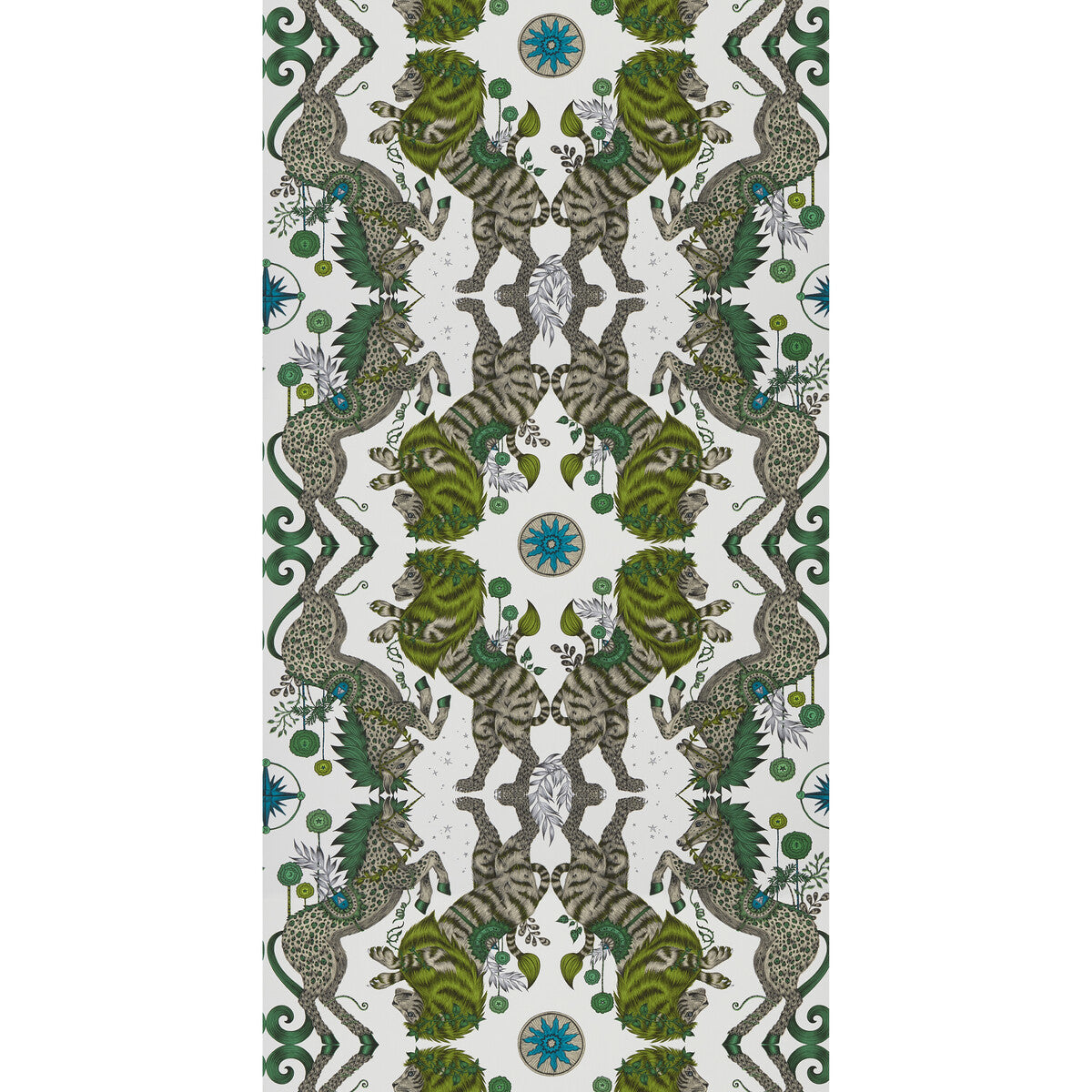 w011304cac0-caspian-wp-lime-clarke-and-clarke - CLARKE AND CLARKE Wallpaper