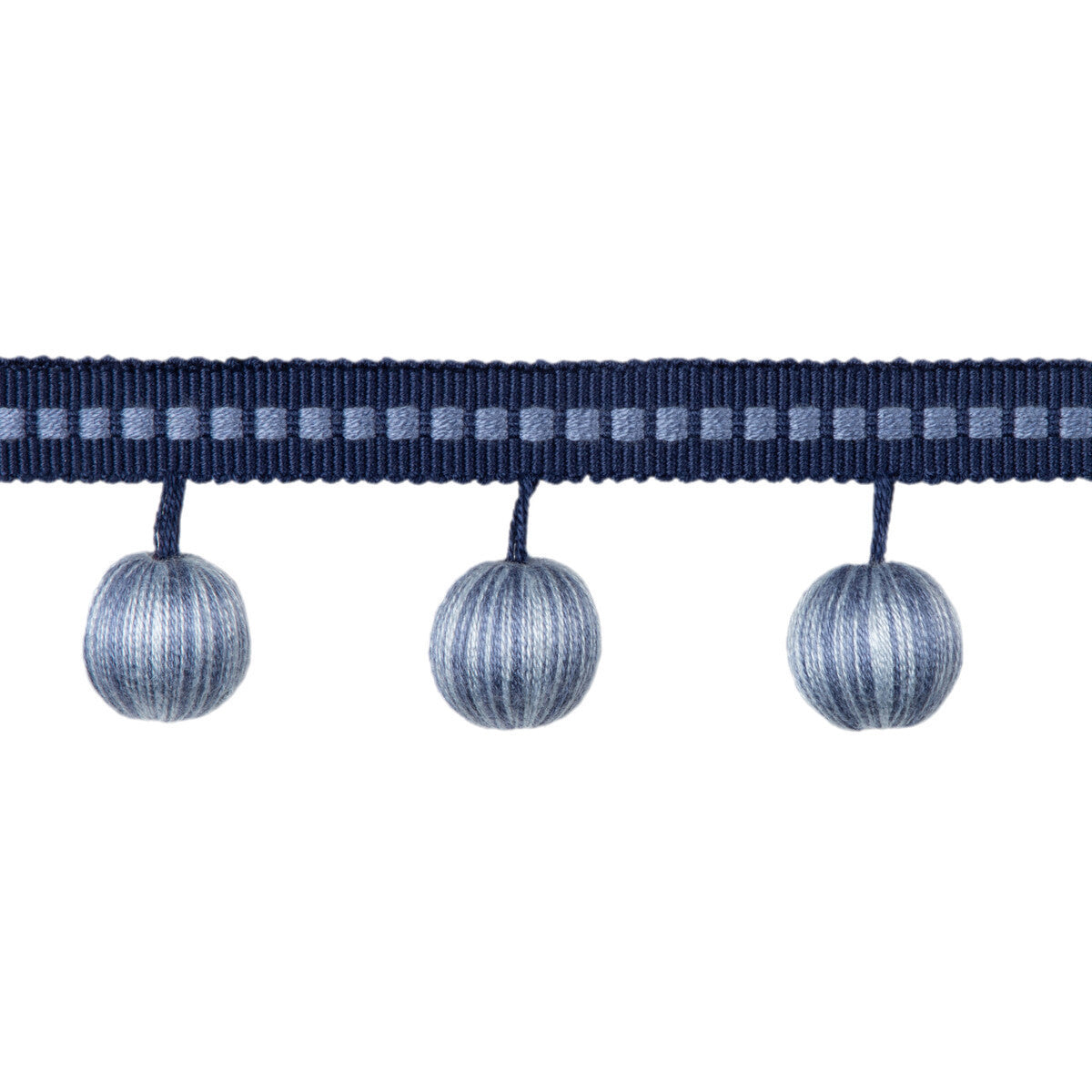 t802010350-claude-ball-fringe-blue-brunschwig-fils - BRUNSCHWIG & FILS Trim
