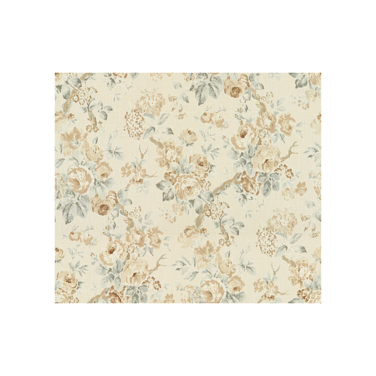 20071576130-garden-roses-beigeaqua-lee-jofa - LEE JOFA Fabric