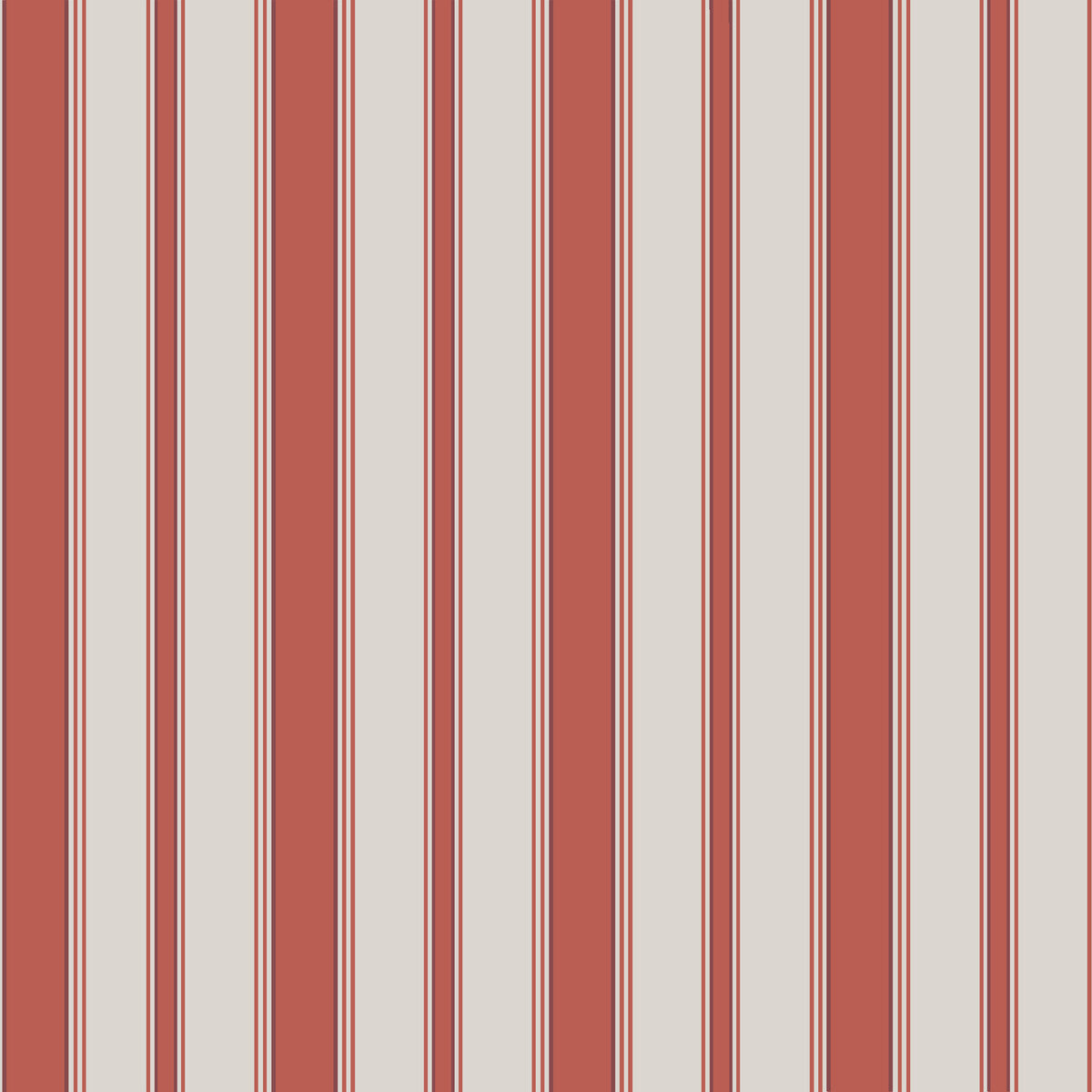 961001cs0-cambridge-stripe-redsand-cole-son - COLE & SON Wallpaper