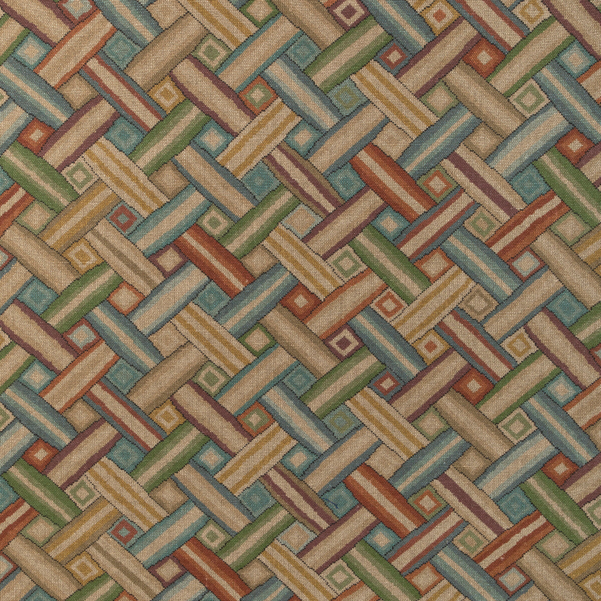 20231293190-strapwork-print-redmoss-lee-jofa - LEE JOFA Fabric