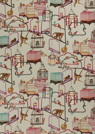 bp1059130-menagerie-velvet-aqua-g-p-j-baker - G P & J BAKER Fabric