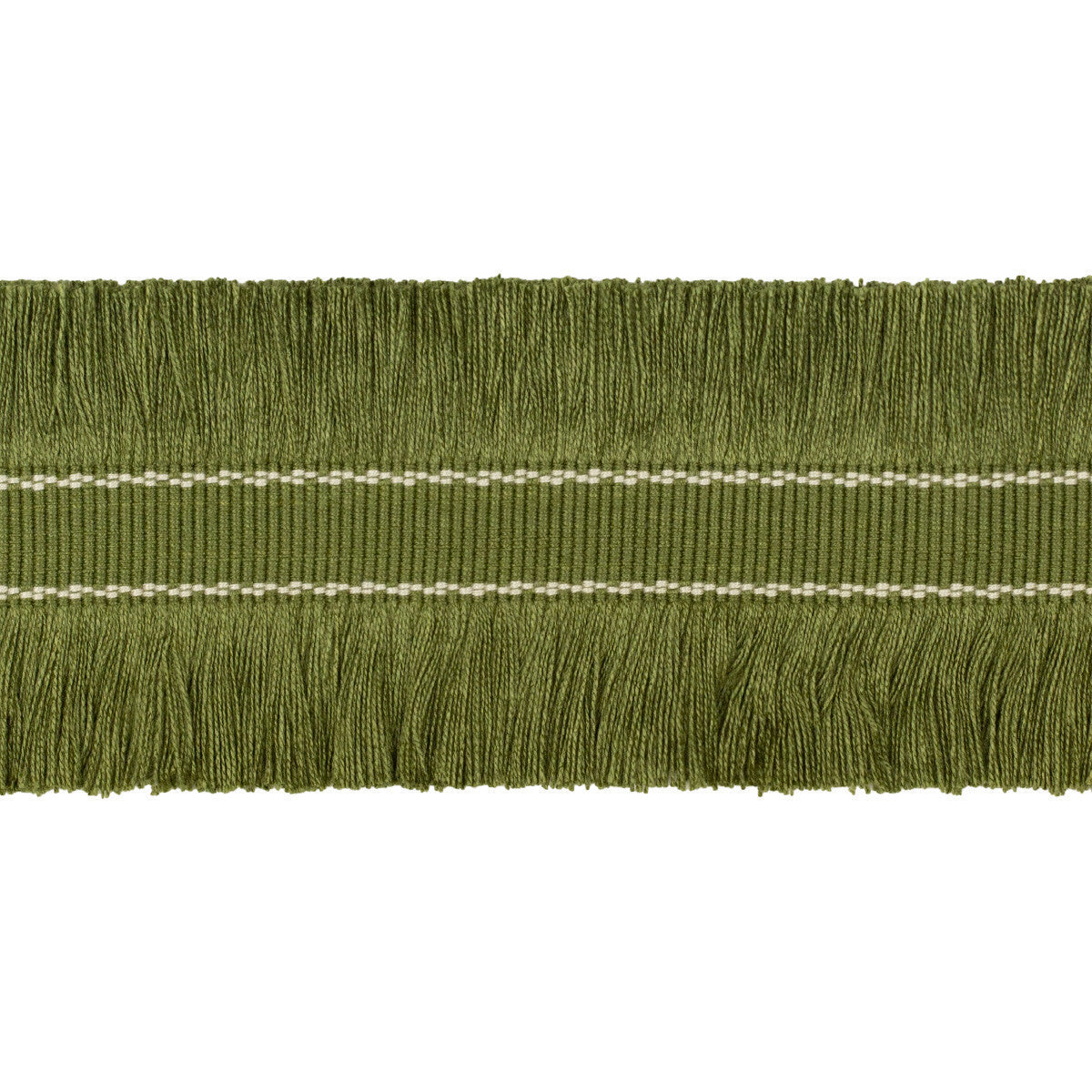 tl1019030-cut-ruche-fringe-olive-green-lee-jofa - LEE JOFA Trim