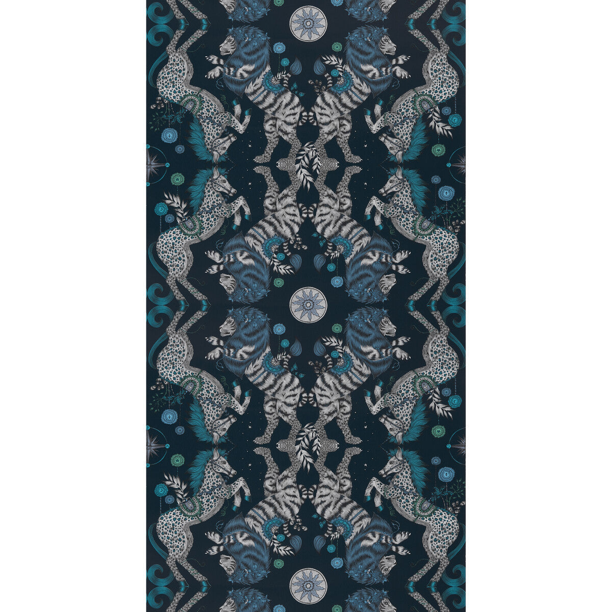 w011305cac0-caspian-wp-navy-clarke-and-clarke - CLARKE AND CLARKE Wallpaper
