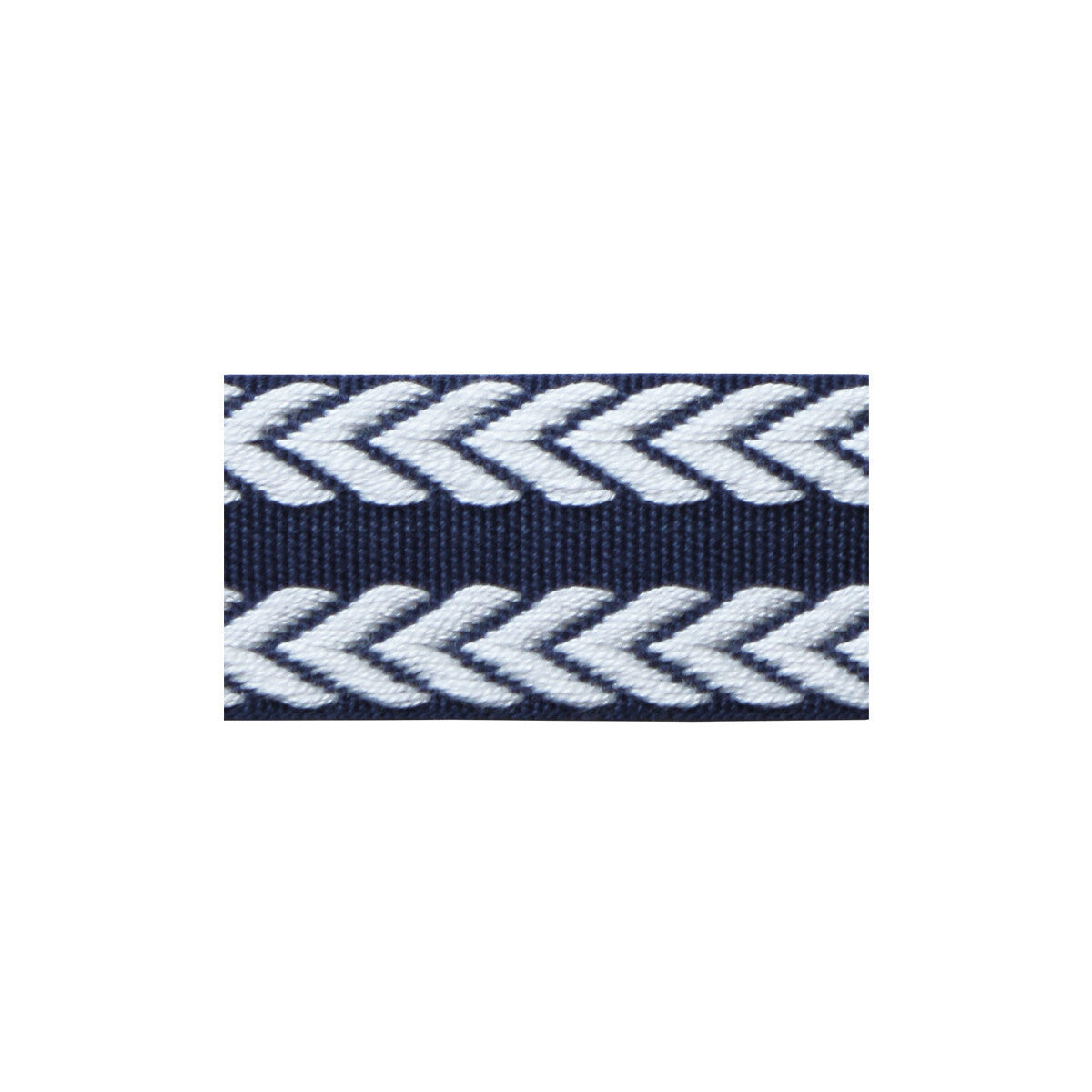 tl101825010-chevron-braid-navy-white-lee-jofa - LEE JOFA Trim