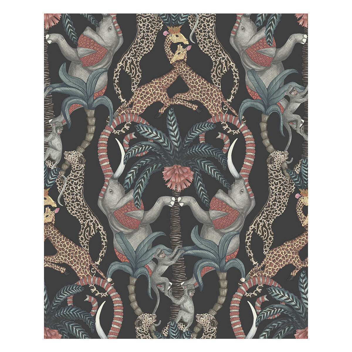 1192008cs0-safari-totem-rbyprntrmblchrcl-cole-son - COLE & SON Wallpaper
