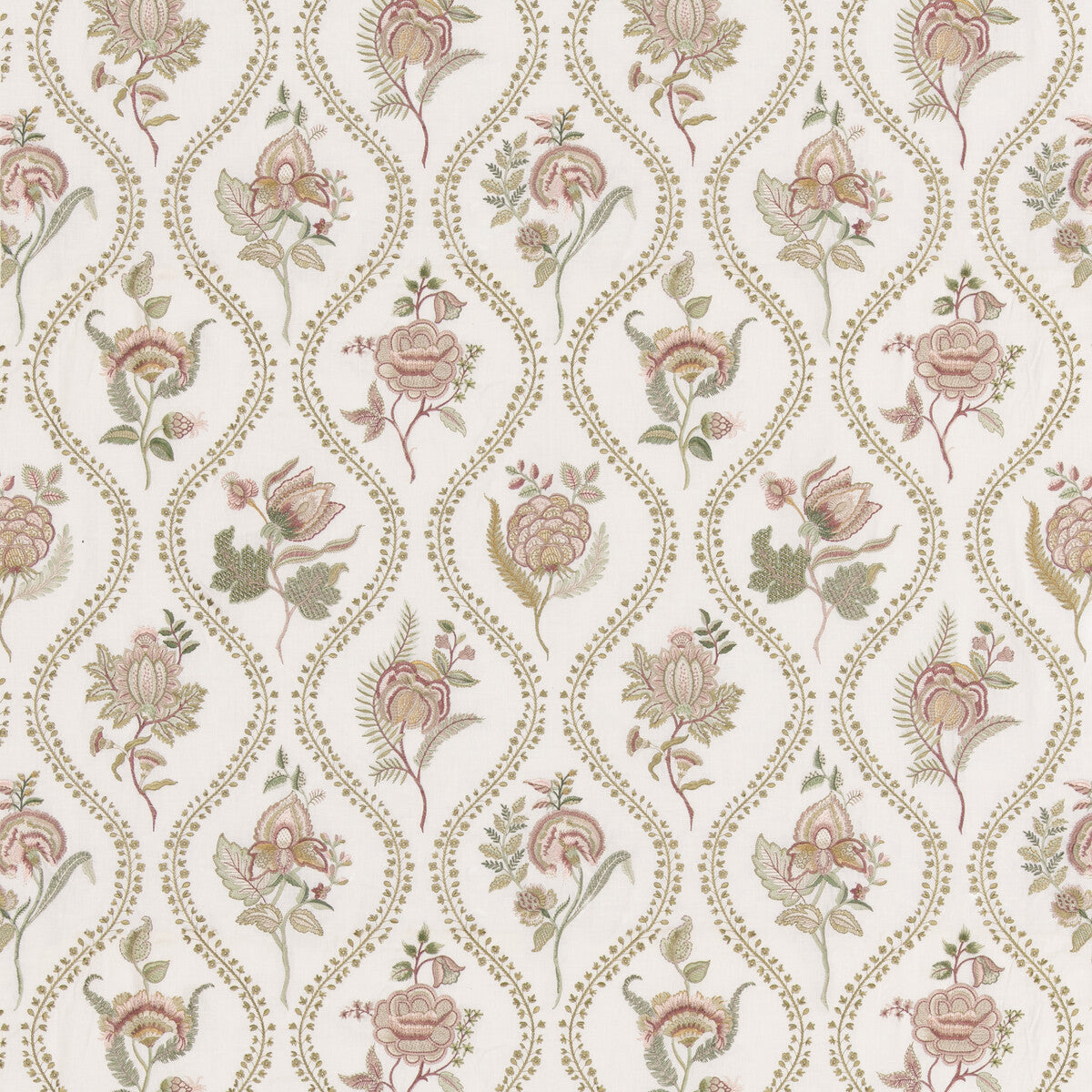 bf1102540-burford-embroidery-rosecream-g-p-j-baker - G P & J BAKER Fabric