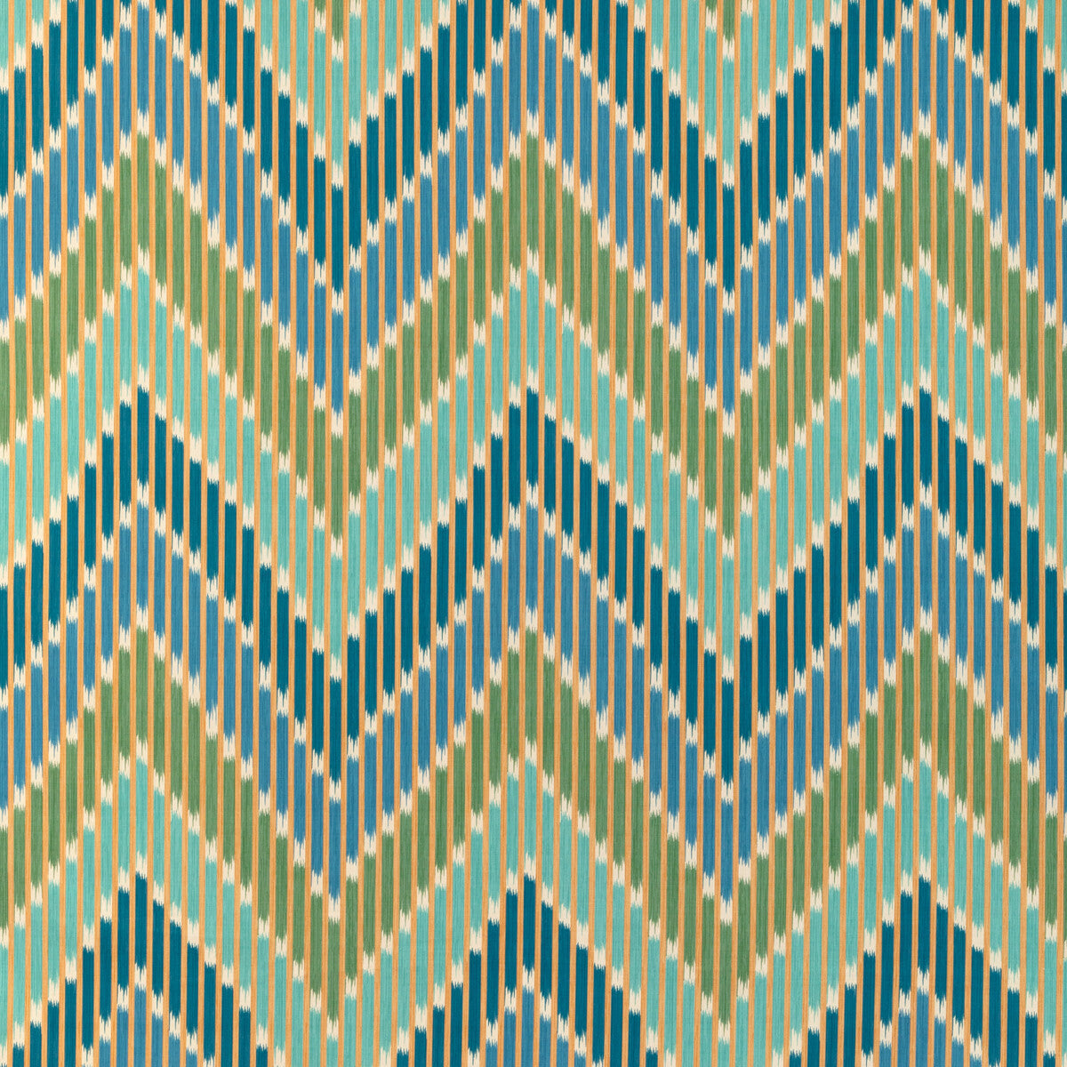 80241073530-cascade-print-tealgreen-brunschwig-fils - BRUNSCHWIG & FILS Fabric