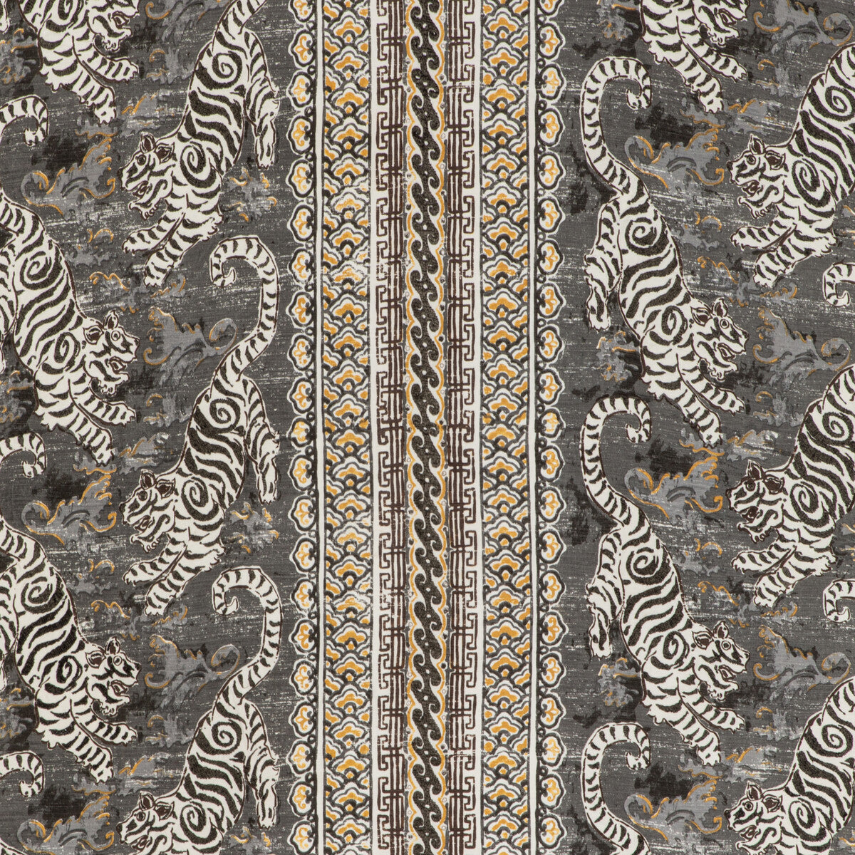 202019721460-bongol-print-charcoal-lee-jofa - LEE JOFA Fabric