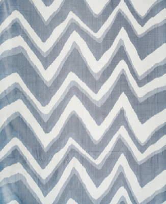 br-797852710-chevron-bar-silk-warp-print-marine-brunschwig-fils - BRUNSCHWIG & FILS Fabric