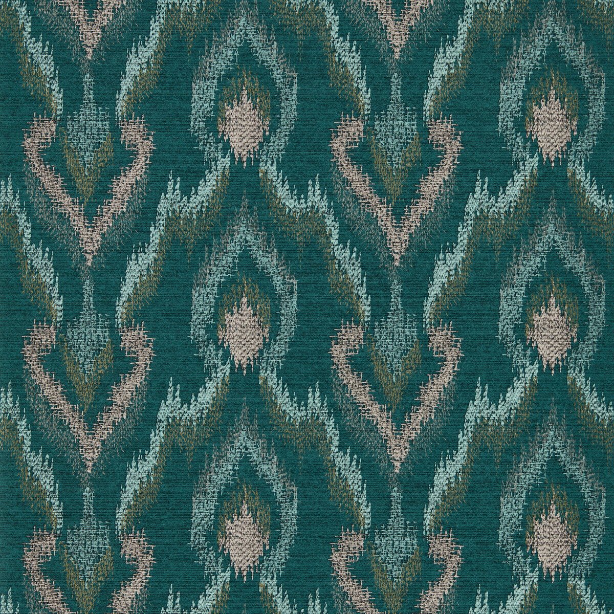 w017003cac0-velluto-teal-wp-clarke-and-clarke - CLARKE AND CLARKE Wallpaper