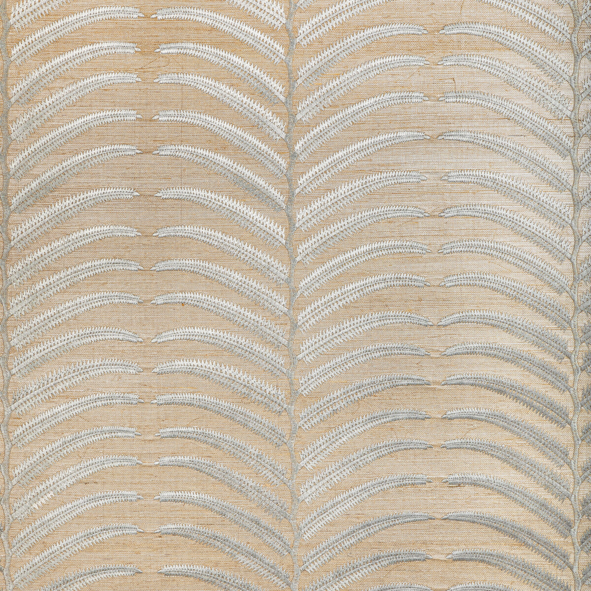 w383416110-plantae-emb-sisal-grey-kravet-couture - KRAVET COUTURE Wallpaper