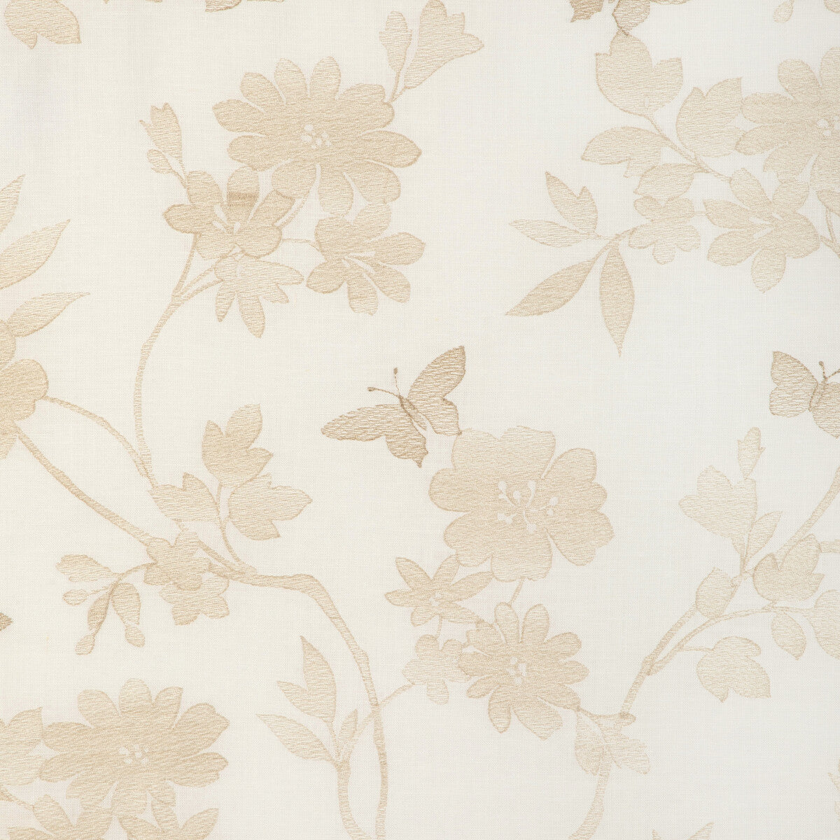 5000160-flutter-vine-buff-kravet-design - KRAVET DESIGN Fabric