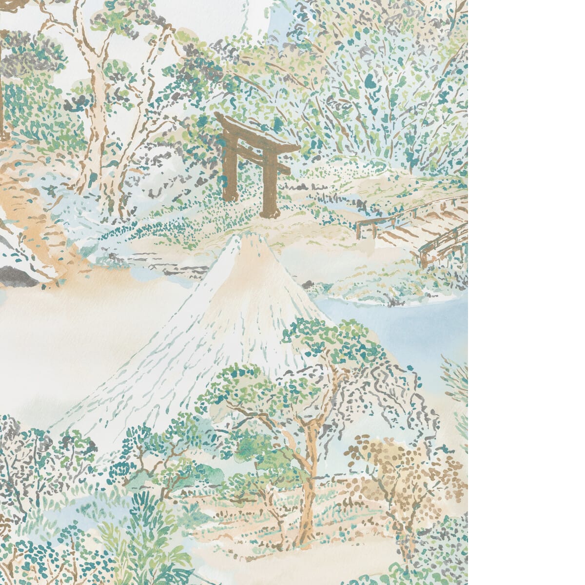 p80251041350-meiji-aqua-brunschwig-fils - BRUNSCHWIG & FILS Wallpaper