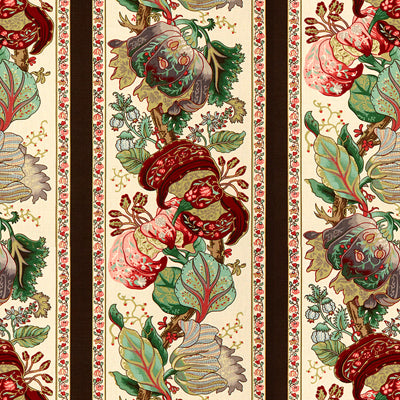 br-7034100-la-portugaise-cotlin-prt-brown-stripe-brunschwig-fils - BRUNSCHWIG & FILS Fabric