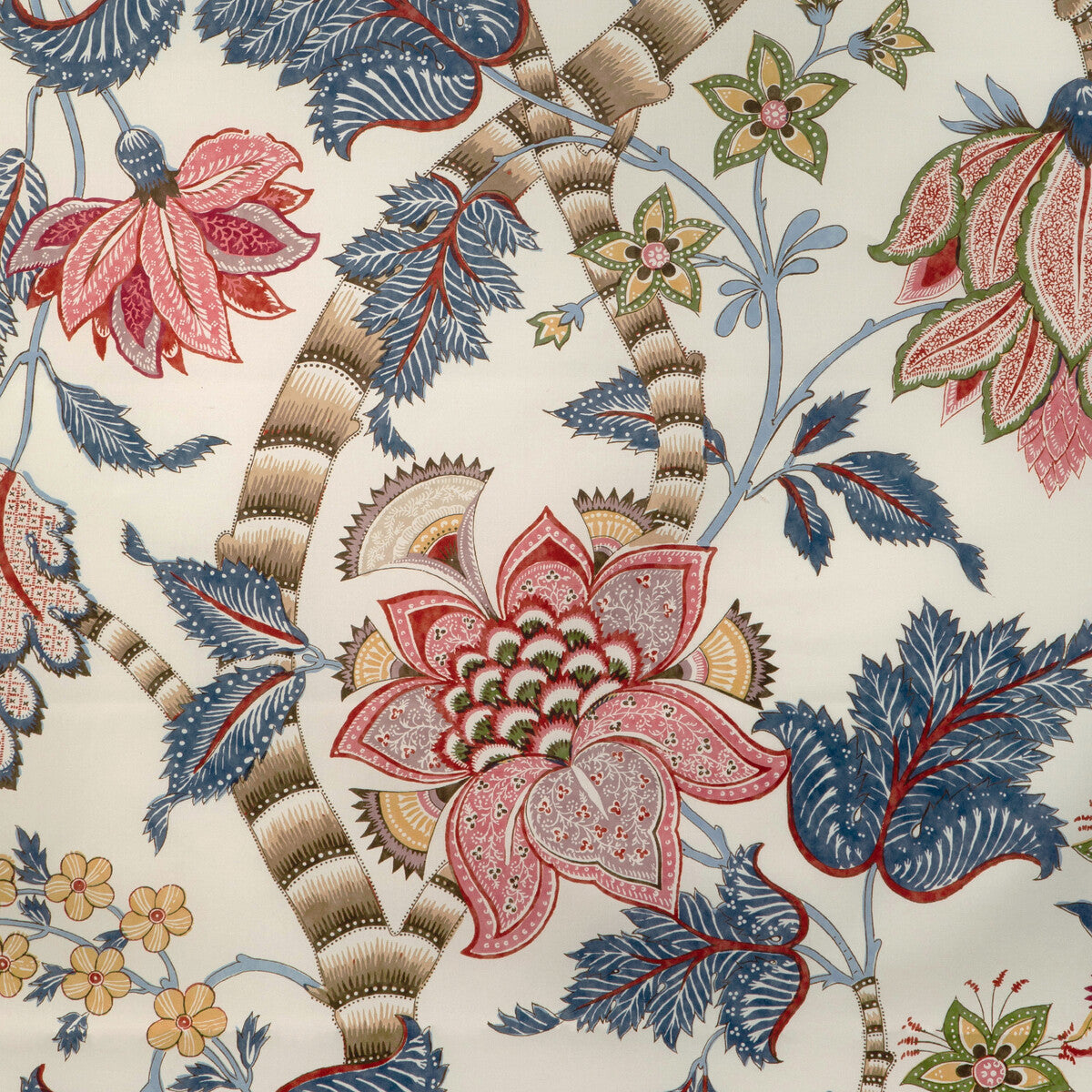 80231051950-cadenet-print-redblue-brunschwig-fils - BRUNSCHWIG & FILS Fabric