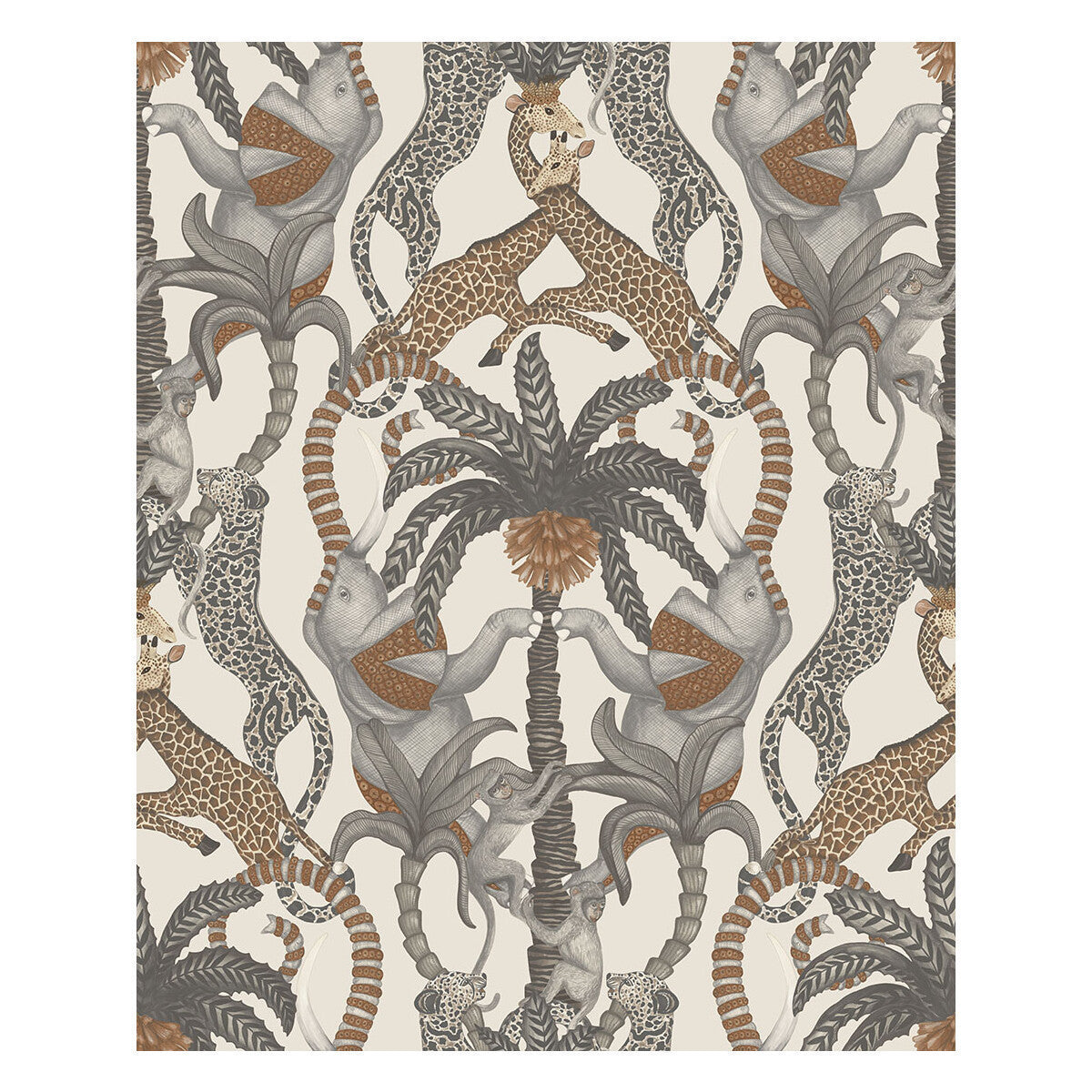 1192010cs0-safari-totem-gngrtpprchmnt-cole-son - COLE & SON Wallpaper