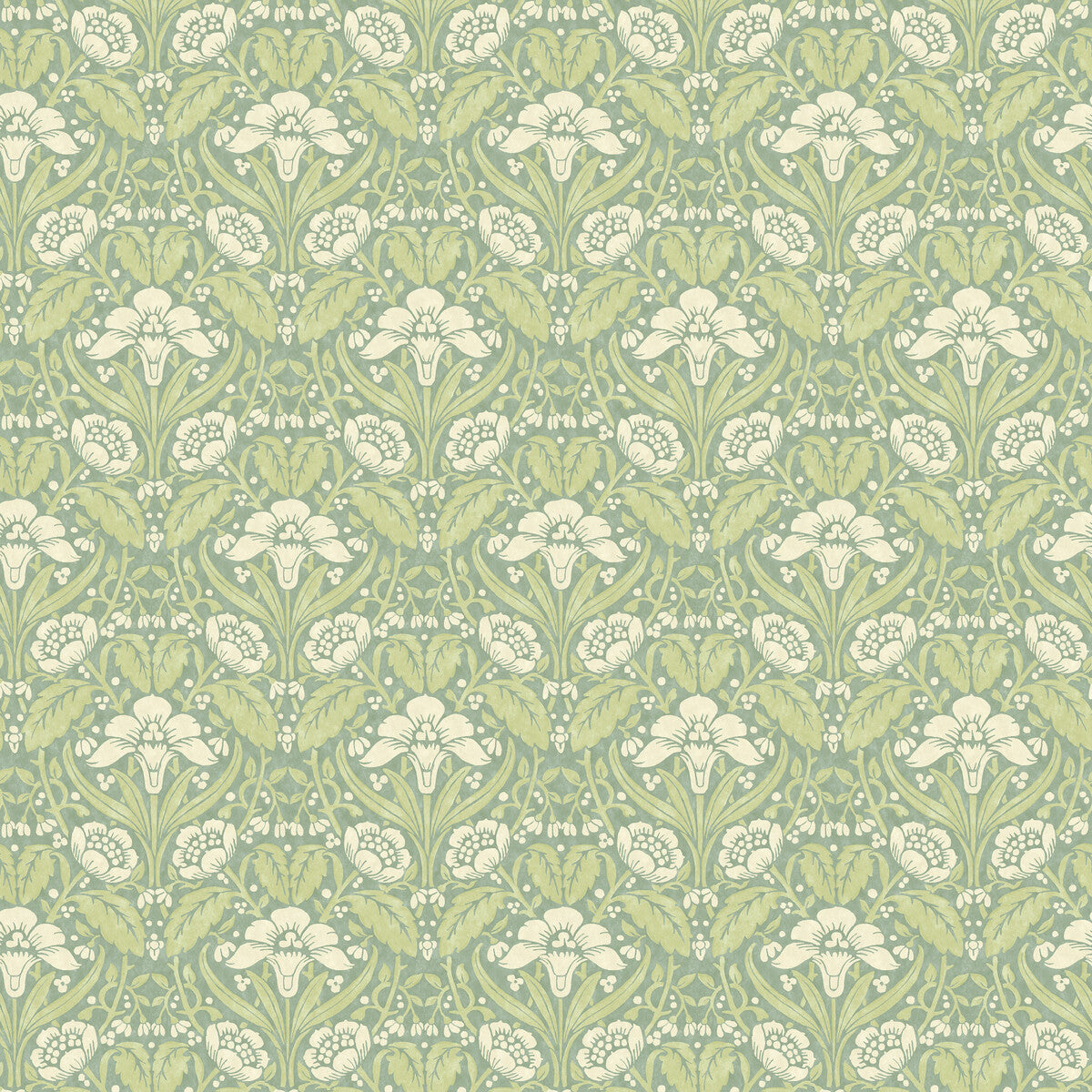 bw4510130-iris-meadow-aquagreen-g-p-j-baker - G P & J BAKER Wallpaper