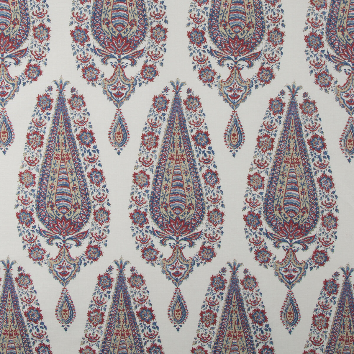 8016101190-komal-paisley-madderblue-brunschwig-fils - BRUNSCHWIG & FILS Fabric