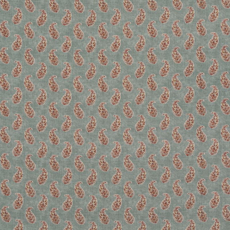G P & J Baker Fabric BP10930.4 Patola Paisley Aqua