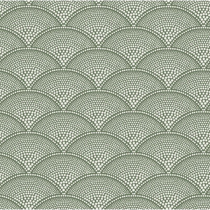 Cole & Son Fabric F111/8029.CS Feather Fan Crm On Olv