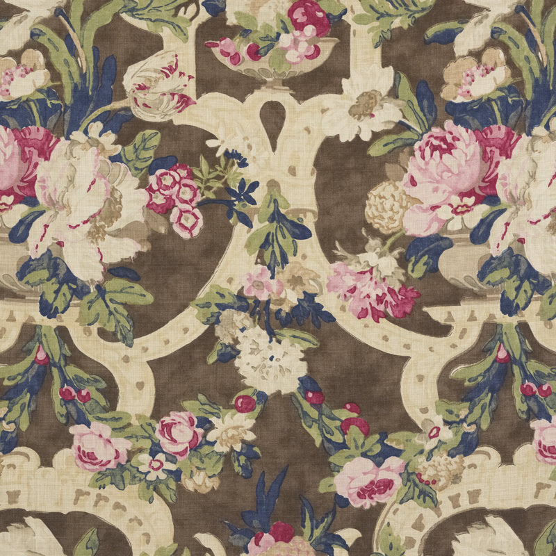 FRL5206-01 Hathersage Floral Juniper Berry by Ralph Lauren Fabric